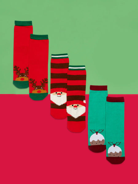 Blade & Rose - Christmas Socks Gift Set Of 3
