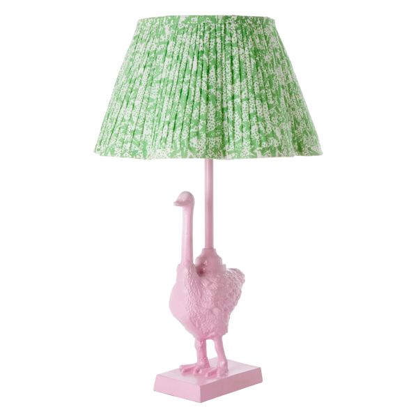 rice Ostrich Lamp - Soft Pink