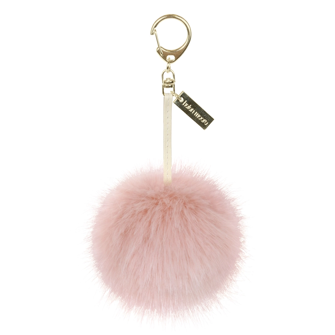 Helen Moore Pink Pom Pom Luxury Keyring in Gift Box