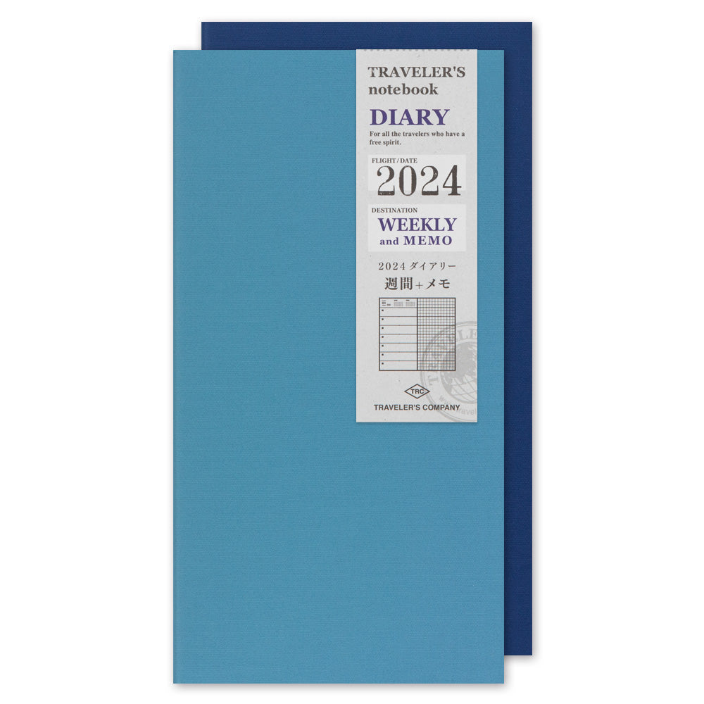 Traveler's Company 2024 Weekly and Memo Refill Dairy