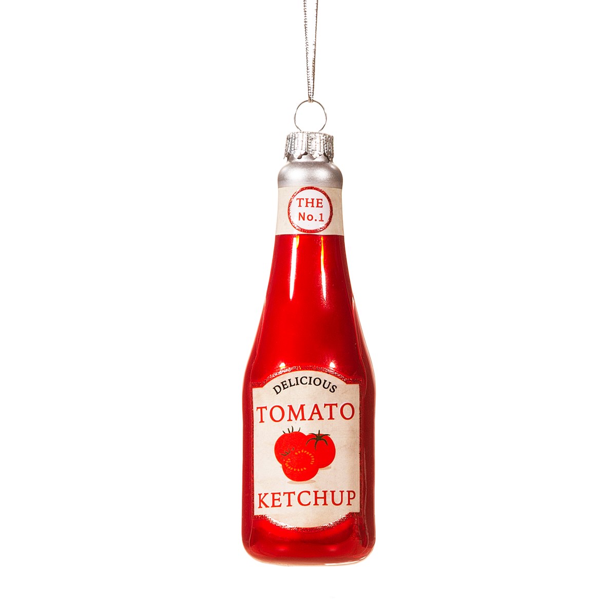 Sass & Belle  Ketchup Bottle Shaped Christmas Bauble