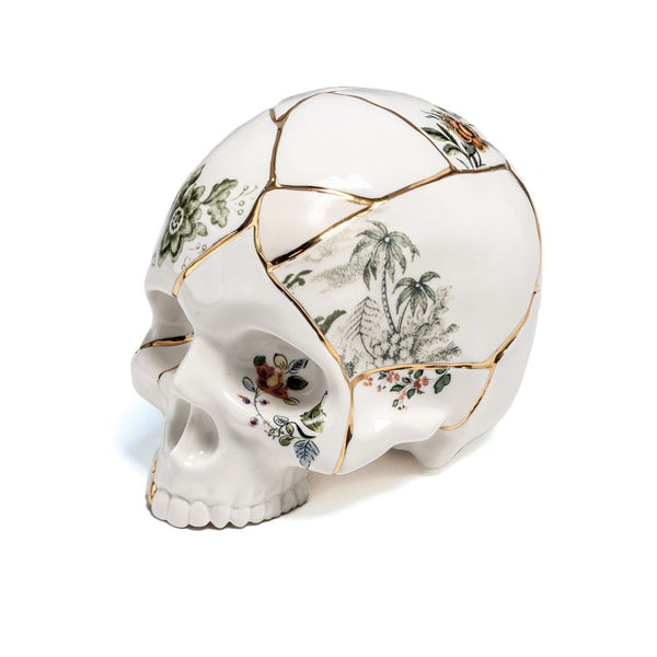 Seletti Teschio In Porcellana Kintsugi Skull 09944