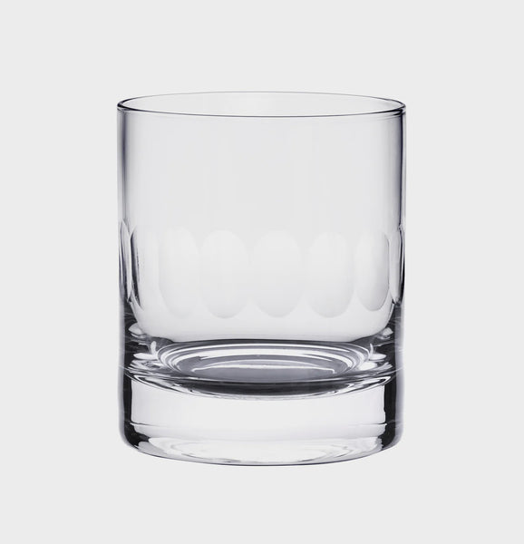 The Vintage List - Set Of 2 Whisky Glasses With Lens Design