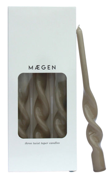 Maegen Mink Twist Candles - Set Of 3