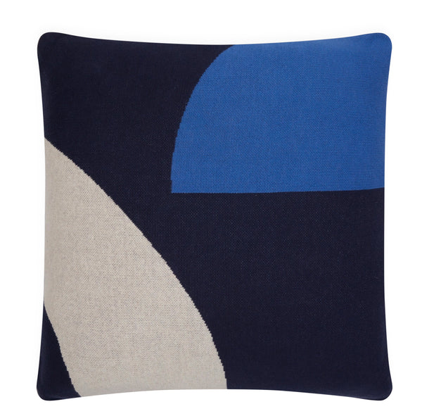 Sophie Home Cotton Knit Cushion Cover - Ilo Navy