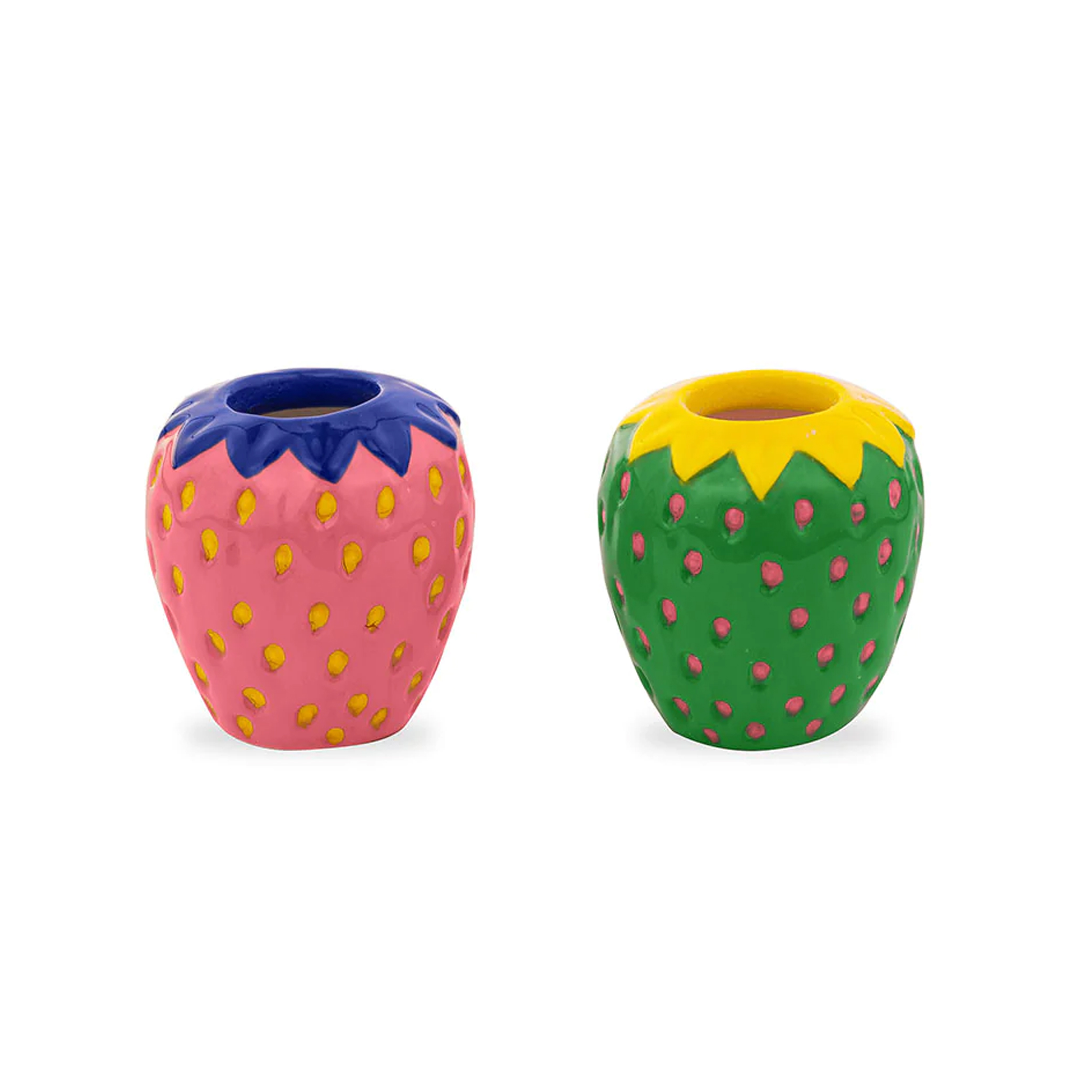 Ban.do Strawberry Candle Holders - Set of 2