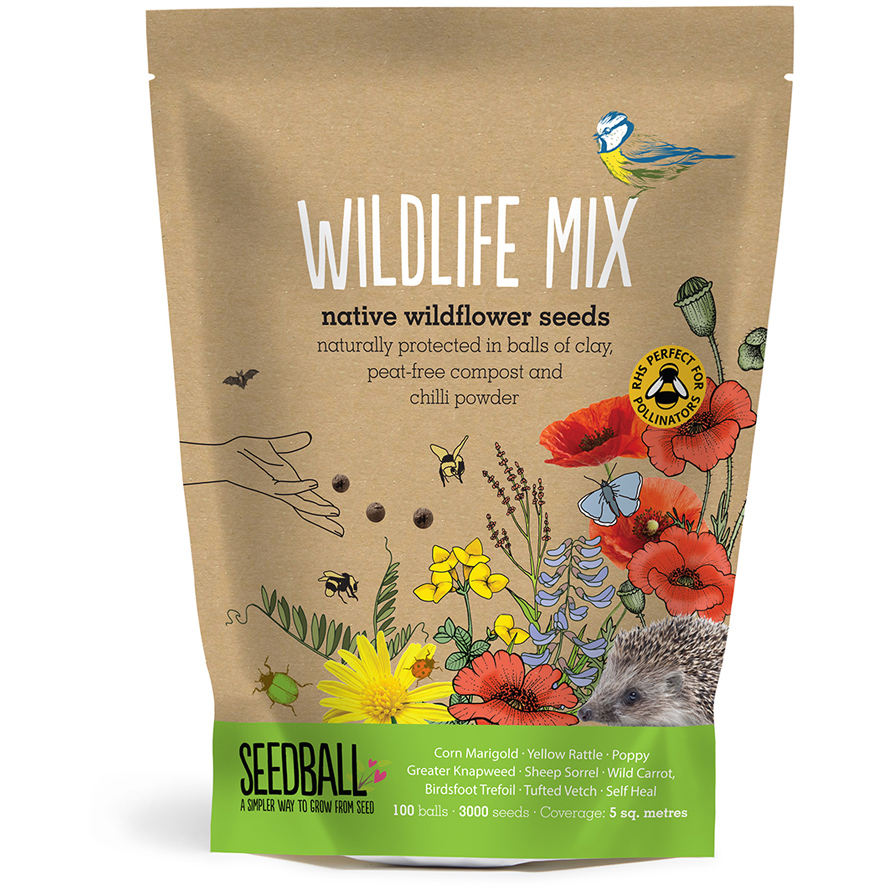 seedball Wildlife Seedball Mix Wildflower Grab Bags