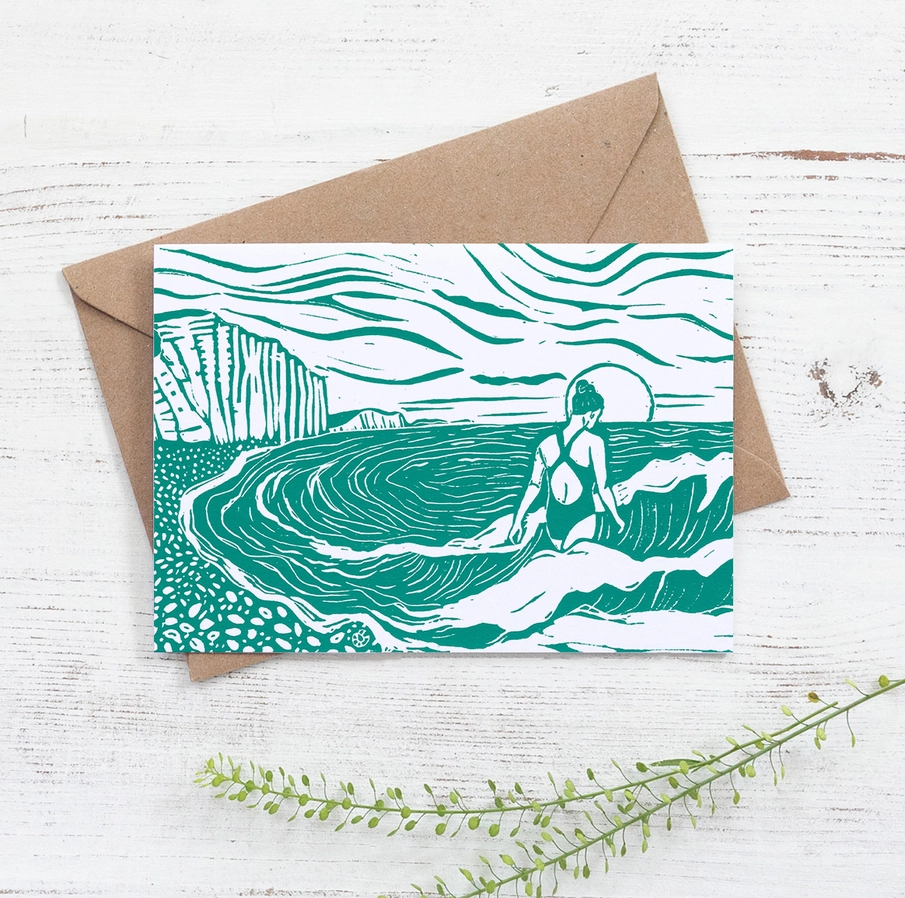 Prints by the Bay Seas the Day Greeting Card