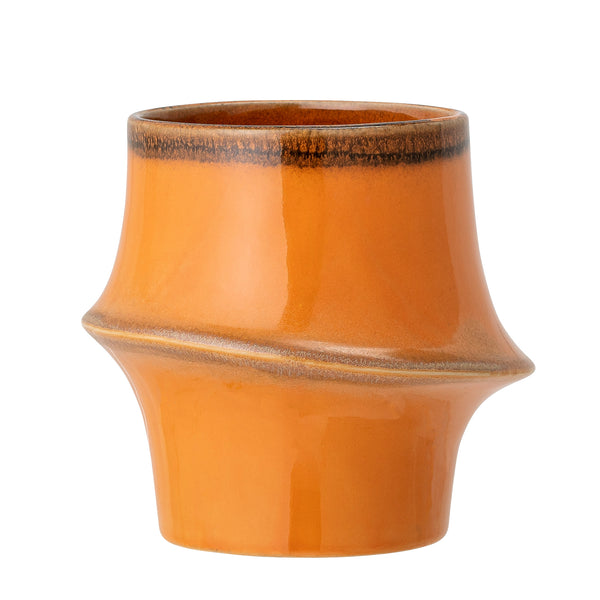 Bloomingville Neya Orange Stoneware Flowerpot