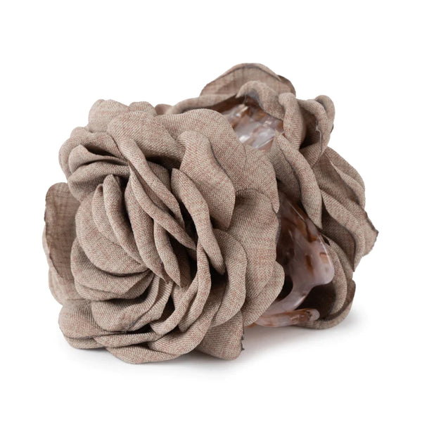 Sui Ava Rosa Hair Claw - Taupe