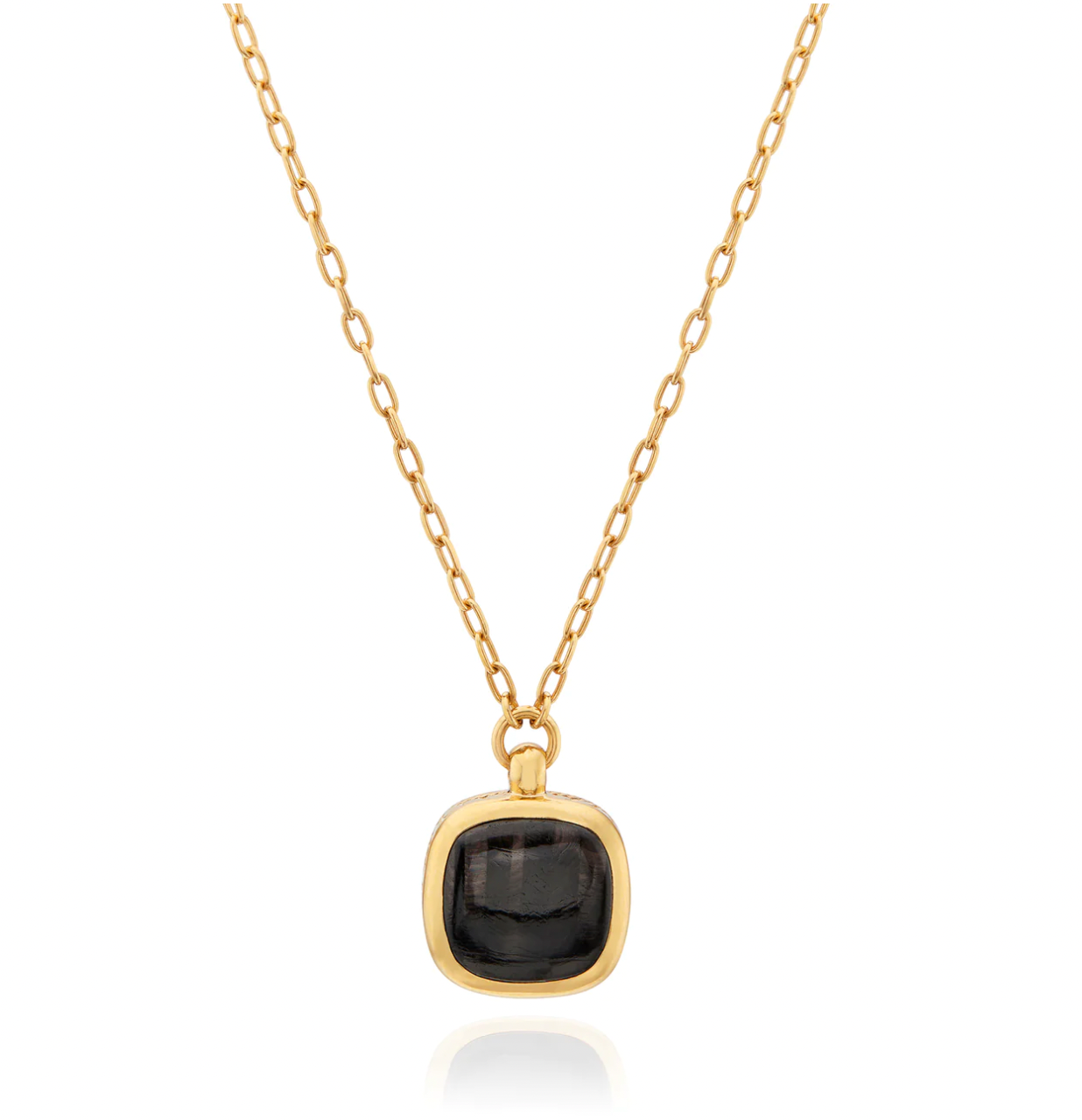 Anna Beck Small Hypersthene Cushion Necklace