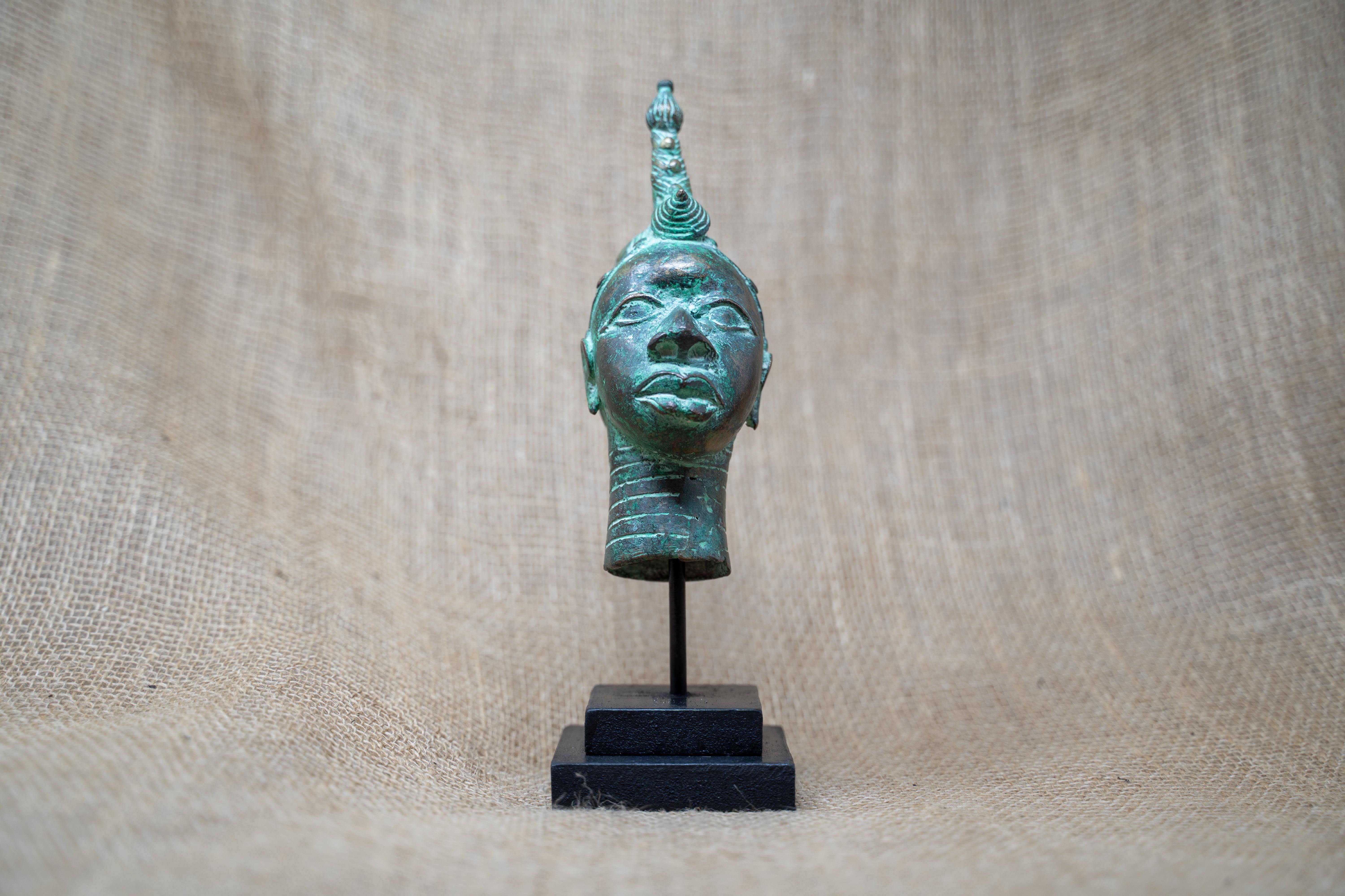 botanicalboysuk Benin Bronze Head - 37.1