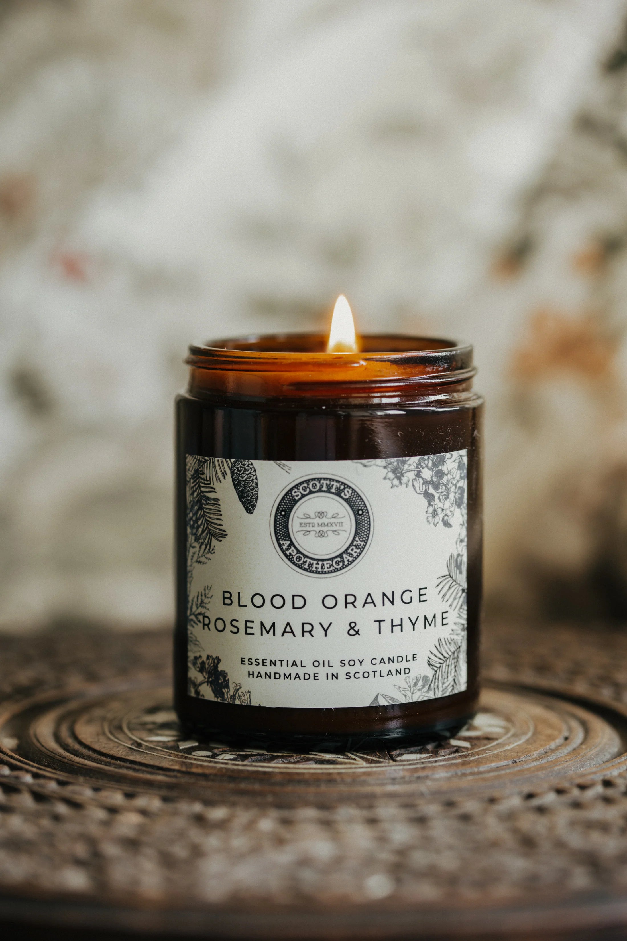 Scott's Apothecary Blood Orange, Rosemary & Thyme Candle 180 Ml