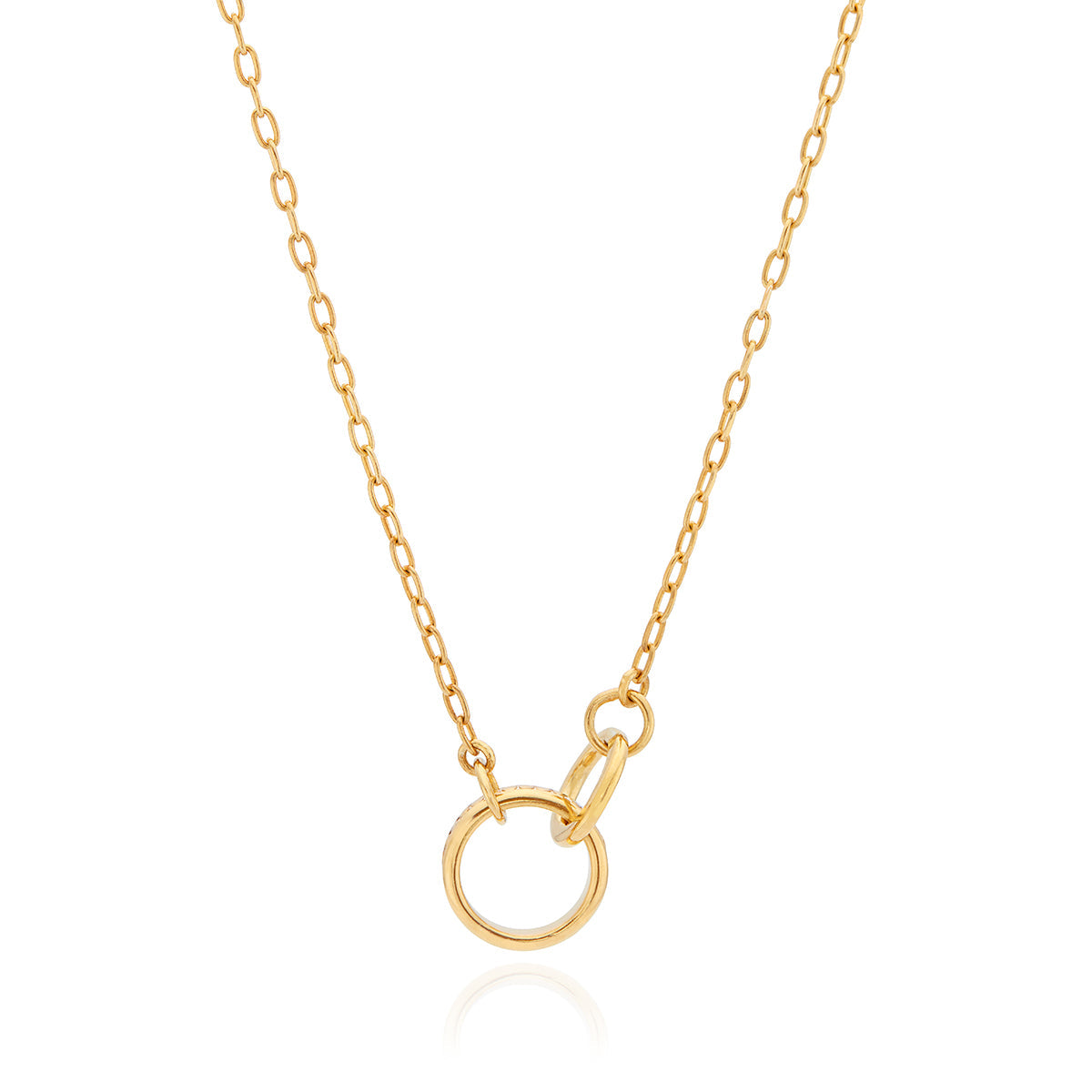 Anna Beck - Intertwined Circles Charity Necklace - Gold