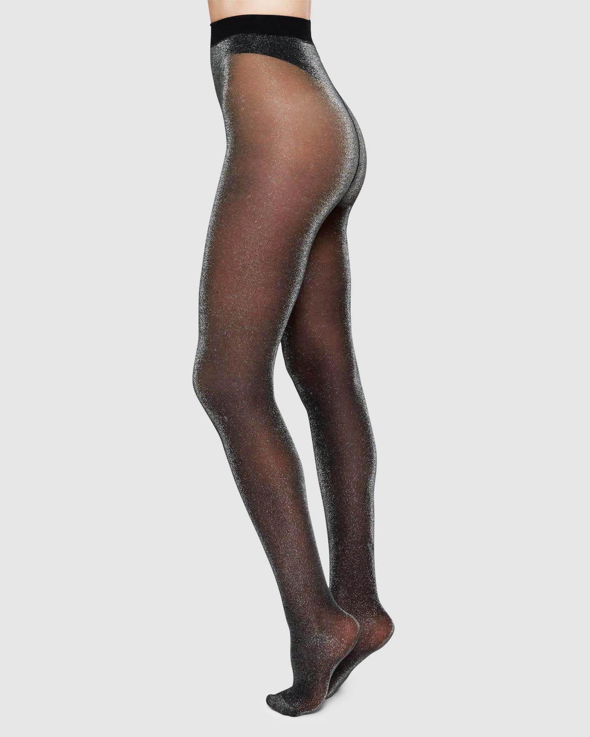 Swedish Stockings Tora Shimmery Tights | 20 Denier | Black