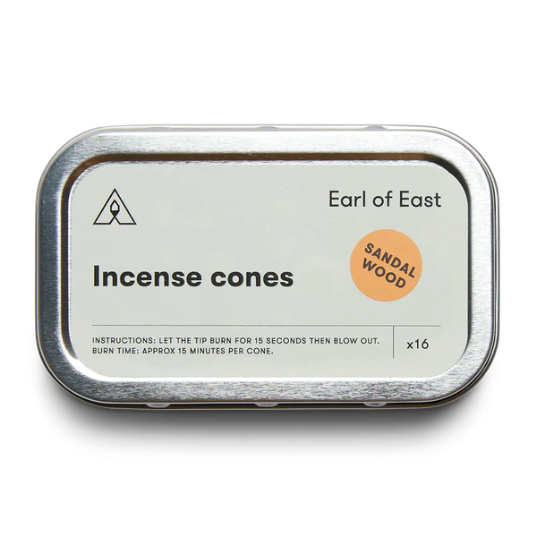 Earl of East London Incense Cones - Sandalwood