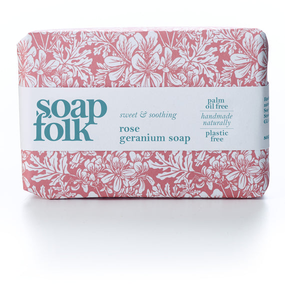 Soap Folk Rose Geranium Soap