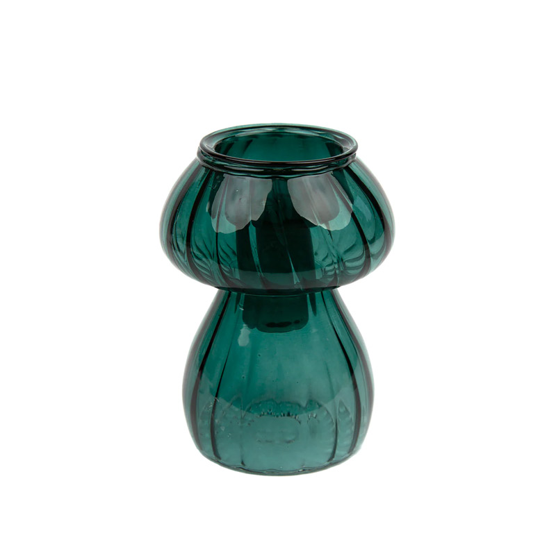 talking-tables-glass-mushroom-candle-holder-green-1