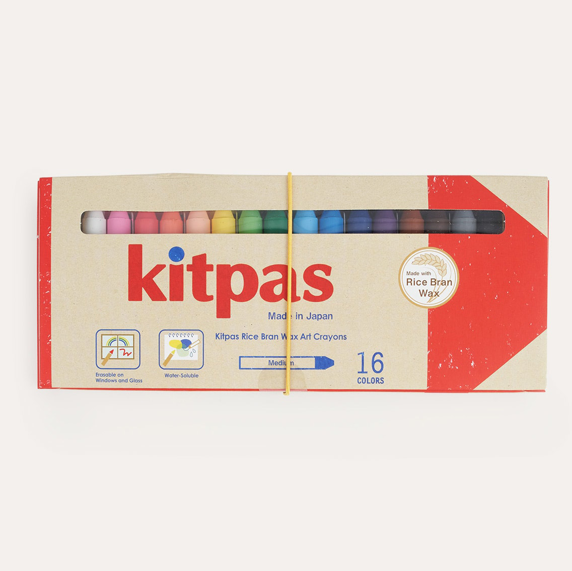 Kitpas Large Any Surface Crayon 16 pcs Set 