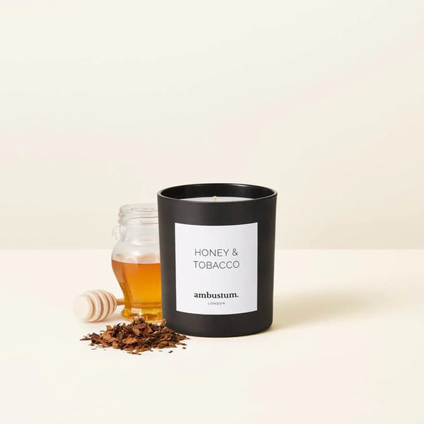 Ambustum Luxury Candle In Honey And Ginger Scent
