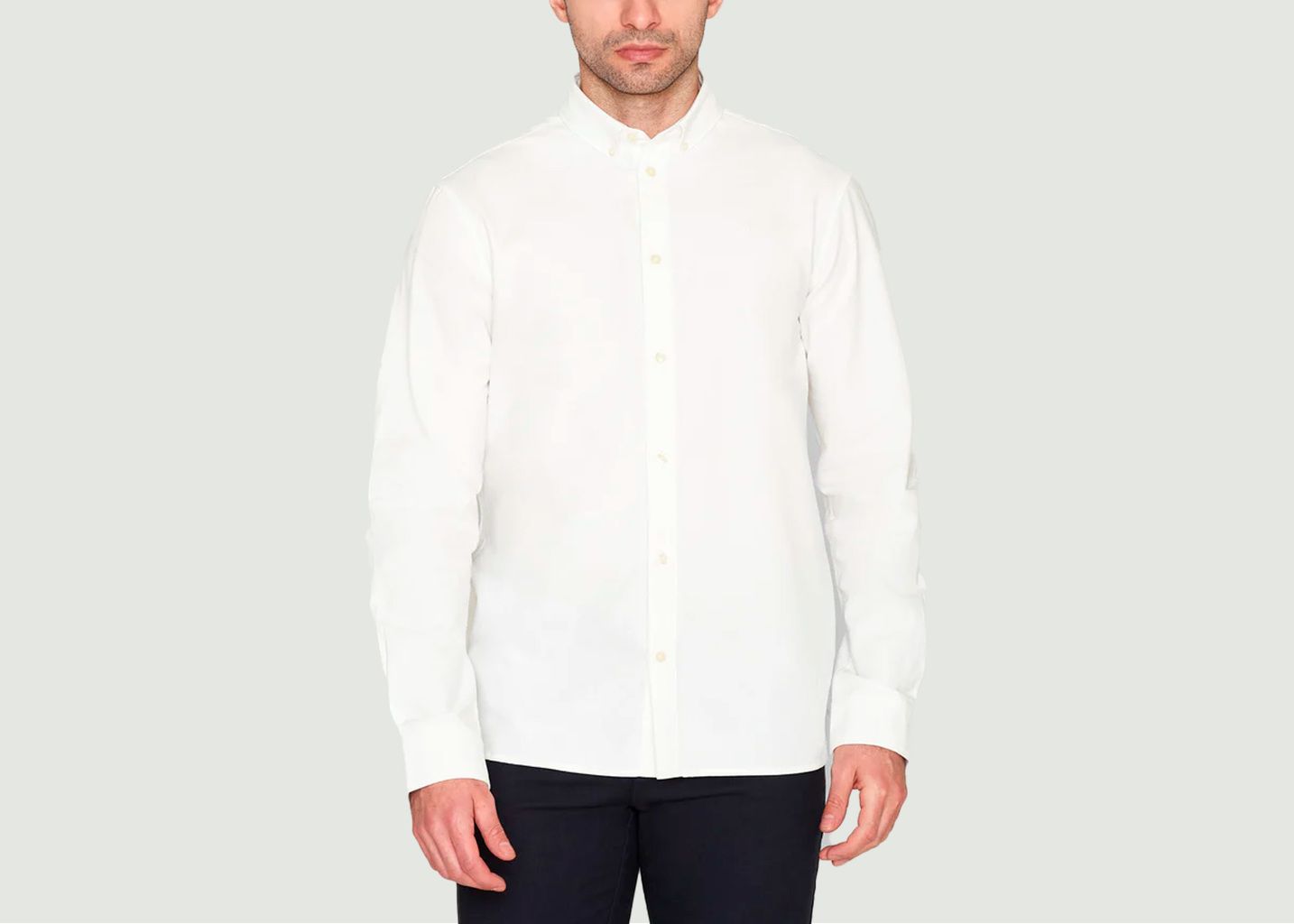 Knowledge Cotton Apparel  Harald Oxford Regular Fit Shirt