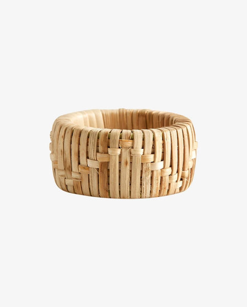 Nordal Kin Weaved Cane Napkin Ring