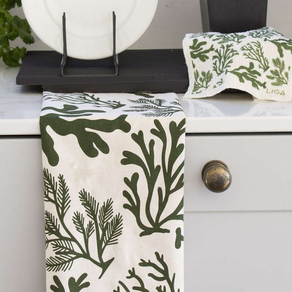 LIGA Organic Tea Towels | Seaweed By