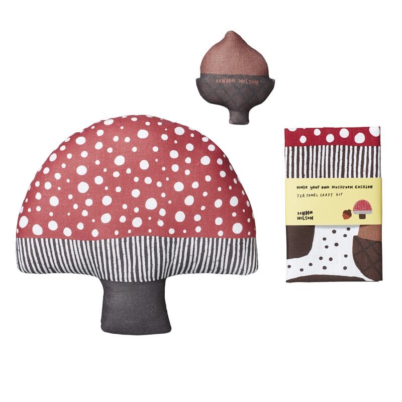 Donna Wilson  Mushroom Cushion Tea Towel - Craft Kit 