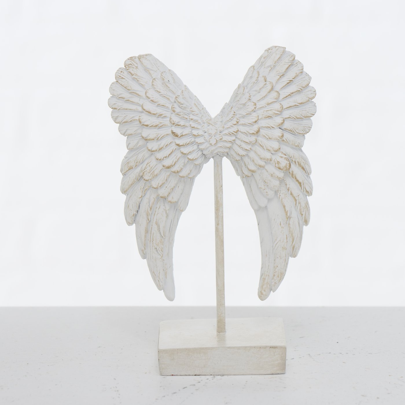&Quirky Rustic White Angel Wings : V Wing
