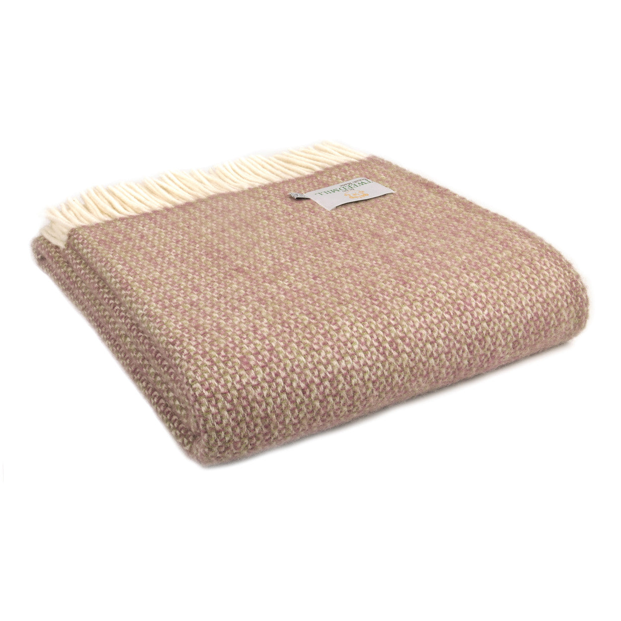 Tweedmill Lifestyle Illusion Throw - Raspberry