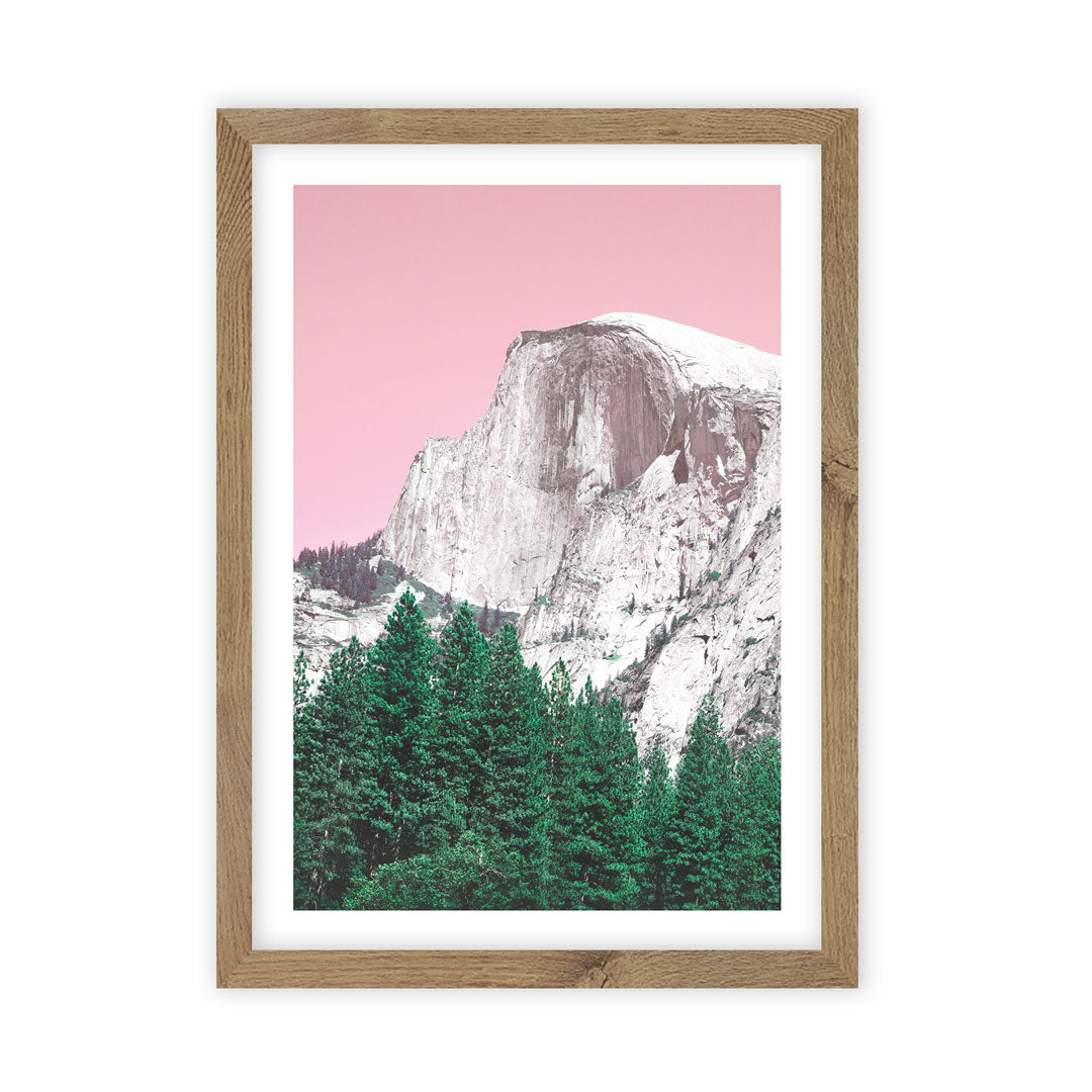 National Park Print Shop A3 Half Dome Yosemite Framed Print