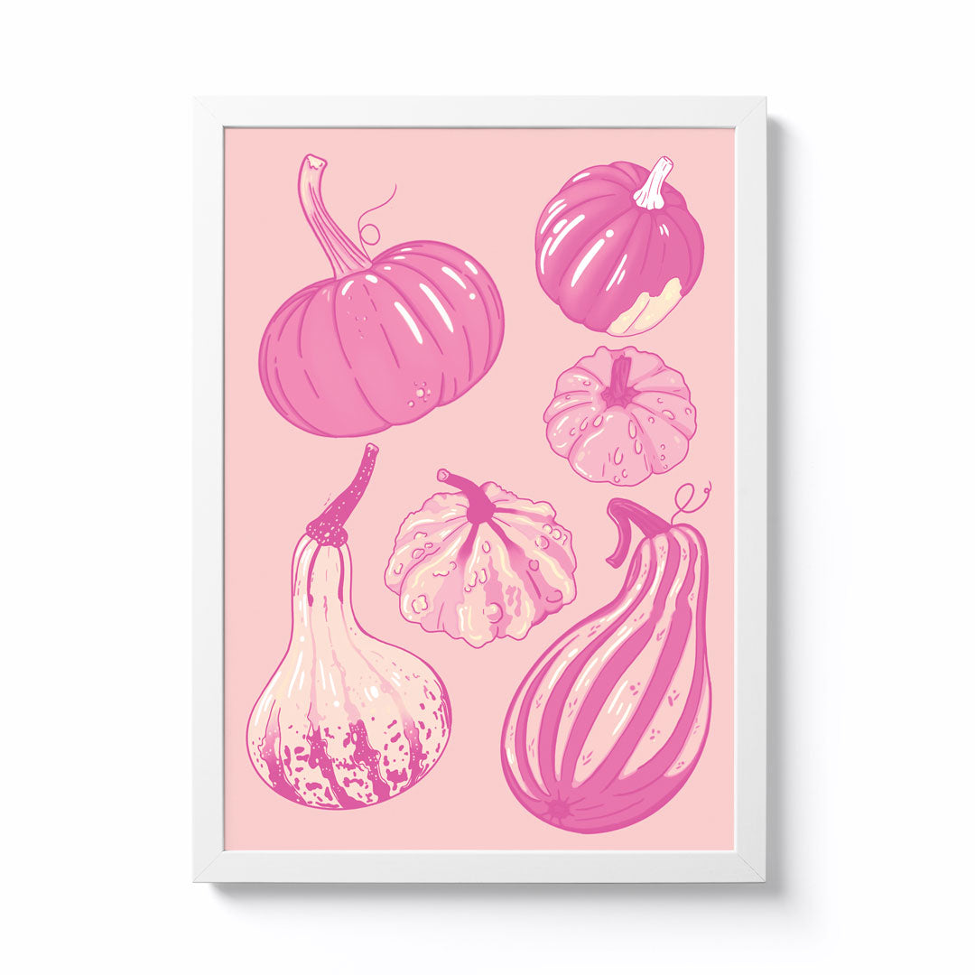 Alice Needham A3 Pumpkin Framed Print