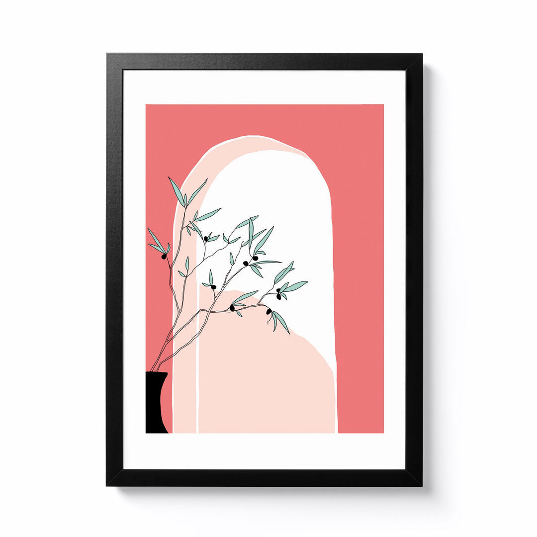 Hannah Parkes  A3 Olive Branch Framed Print