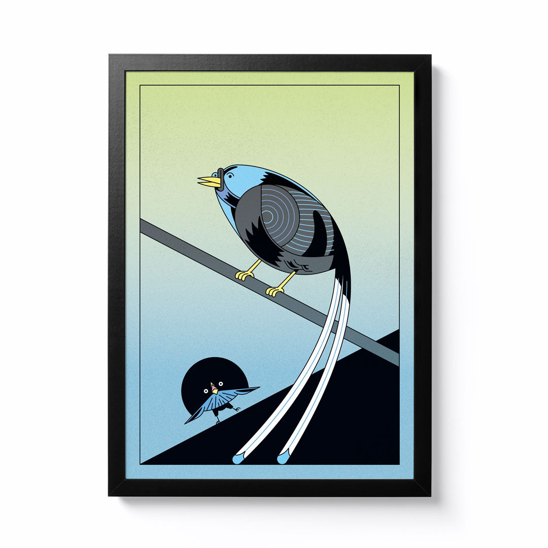 Jord O'Brien A4 Birds of Paradise Framed Print