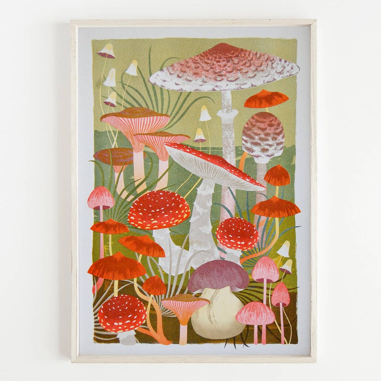 Printer Johnson Fungi Â· A3 Framed Riso Print