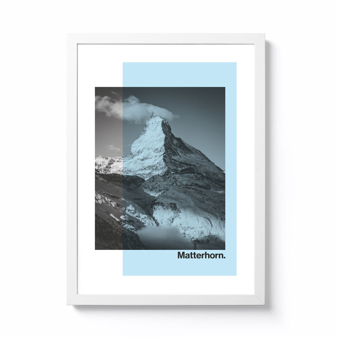 National Park Print Shop A4 Matterhorn Framed Print