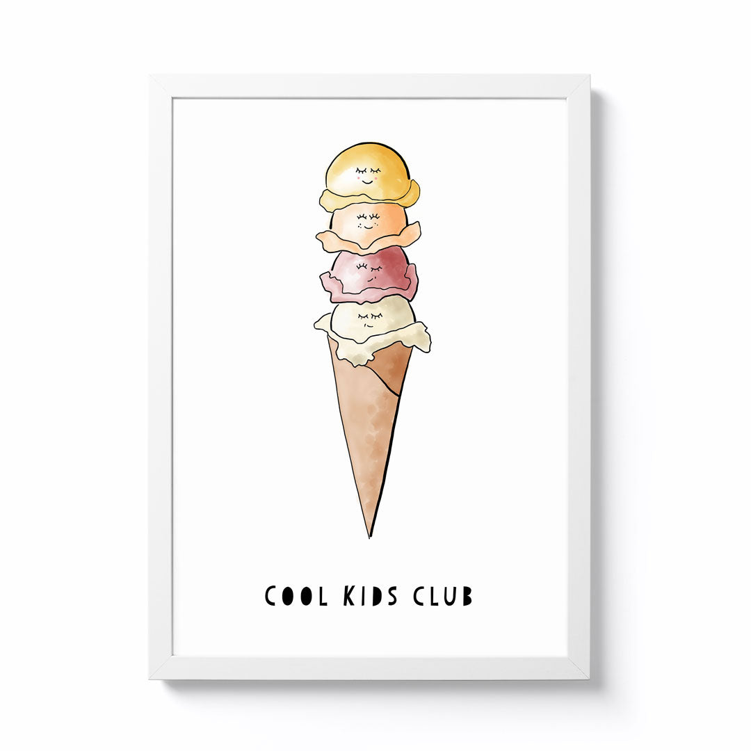 Wild Cherry Design A3 Cool Kids Club Framed Print