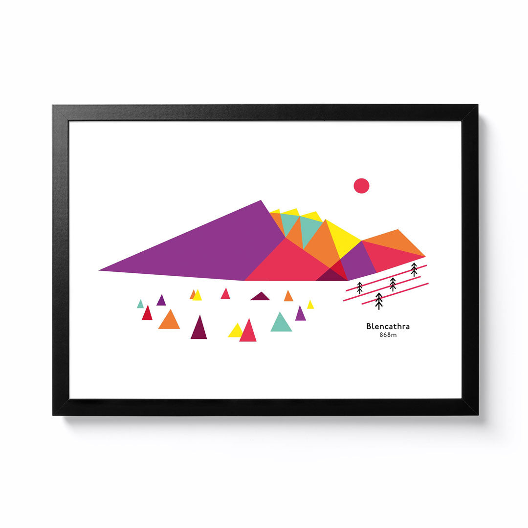 Rory and the Mountains A4 Blencathra 868 Framed Print