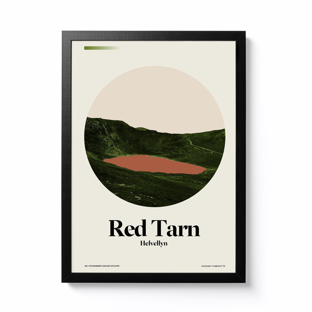 Lee Bromfield A4 Red Tarn Framed Print