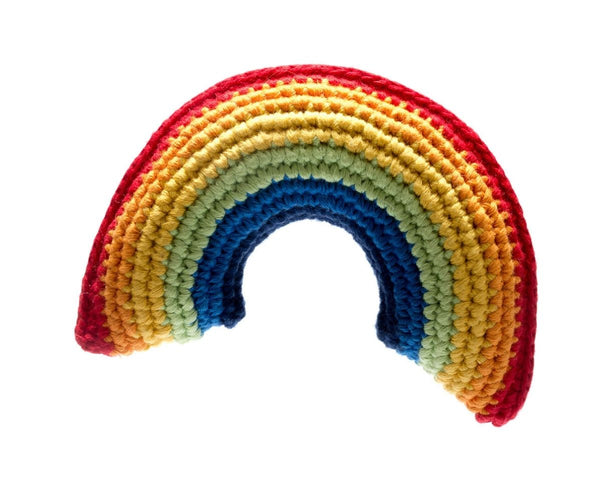 Toby Tiger Crochet Cotton Rainbow Baby Toy
