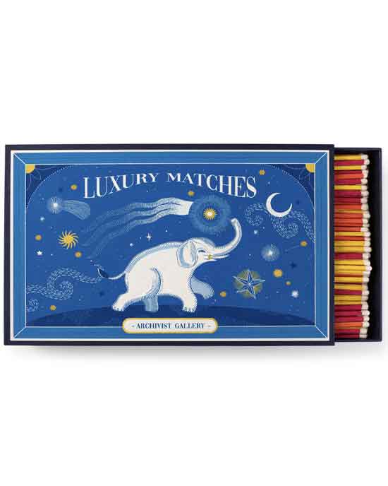 Archivist Elephant Giant Match Box