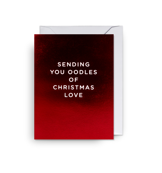 Lagom Design Sending Oodles Of Christmas Love Mini Card