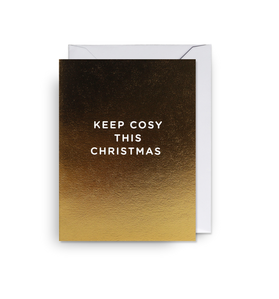 Lagom Design Keep Cosy This Christmas Mini Card