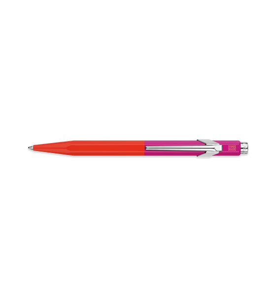 Caran d'Ache Paul Smith 849 Ballpoint Pen, Warm Red & Melrose Pink