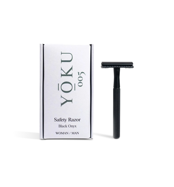 YOKU Black Onyx Reusable Safety Razor