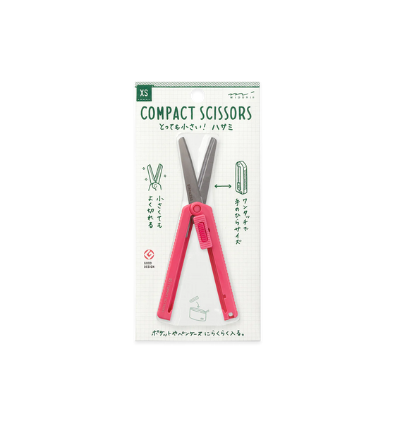Midori Xs Compact Scissors, Pink