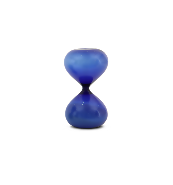 Hightide Large Hourglass Sand Timer, Blue
