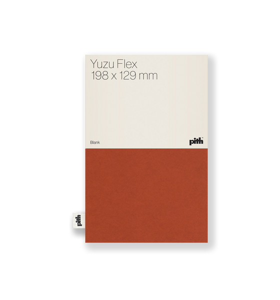 Pith Yuzu Flex Blank Notebook, 198 X 129 Mm