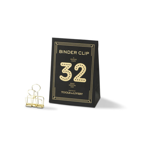 Tools To Liveby No. 32 Medium Gold Binder Clips