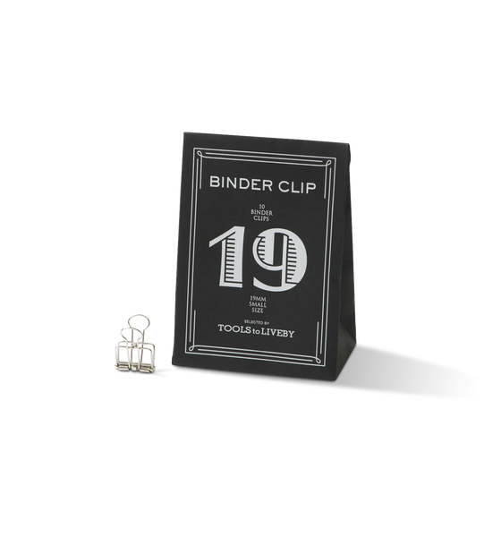 Tools To Liveby No. 19 Small Silver Binder Clips